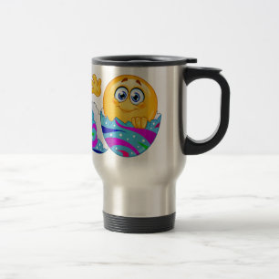 Taza De Viaje Emoji de huevo de Pascua