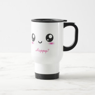 Taza De Viaje Emoji de Kawaii