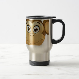 Taza De Viaje emoji de mono