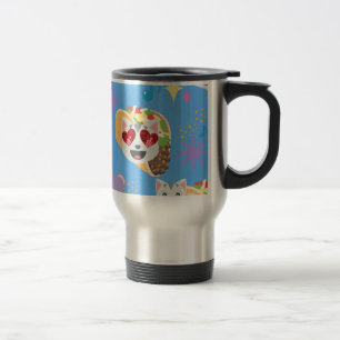 Taza De Viaje emoji de taco cat