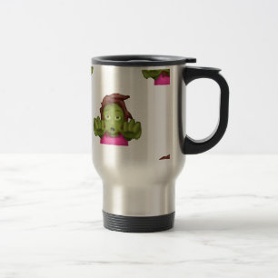 Taza De Viaje emoji mujer zombie