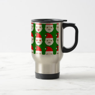 Taza De Viaje emoticonos de santa emoji