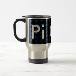 Taza De Viaje Empollón azul del TRONCO de la matemáticas de la