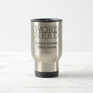 Taza De Viaje Empollón de la palabra