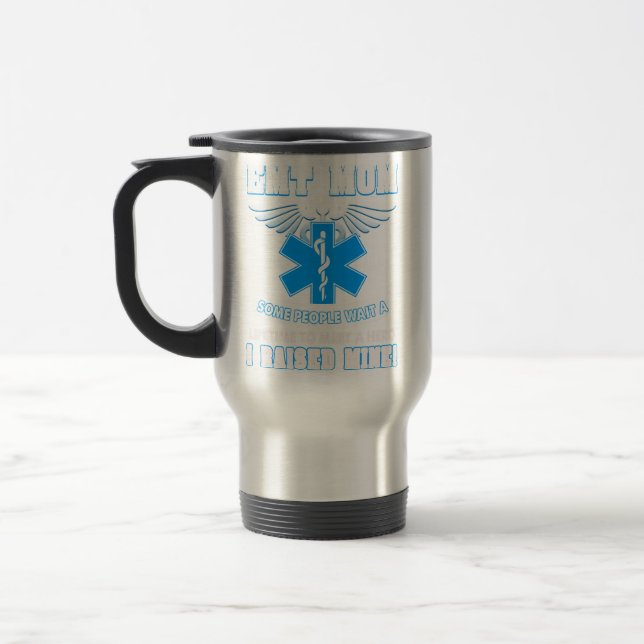 Taza De Viaje EMT Mamá I Emergencia Médica de Emergencia Paradem (Izquierda)