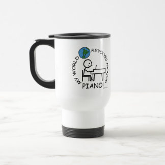 Taza De Viaje En mi propio piano de pequeño mundo