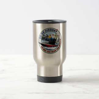 Taza De Viaje En un Airboat nadie puede oírle gritar