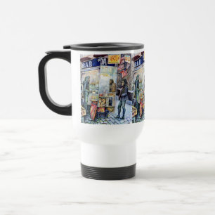 Taza De Viaje Enamorado de problemas, y en problemas de amor