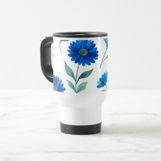 Taza De Viaje Encantadora impresión floral de café Mug