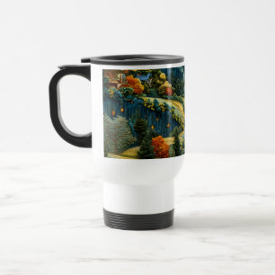 Taza de viaje Enchanted Autumn Valley – Caprichosa