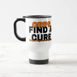 TAZA DE VIAJE ENCONTRAR UNA CURA/NEGRO...CRPS
