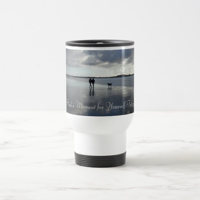 Taza De Viaje Encuentra un momento para ti mismo hoy, cita café (Centro)