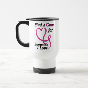 Taza De Viaje Encuentra una cura/corazón/alguien a quien amo... 