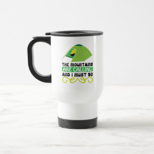 Taza De Viaje Encuentro de Viajes de Senderismo/Camping