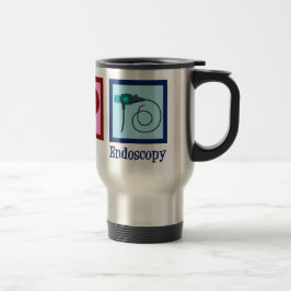 Taza De Viaje Endoscopia de amor por la paz