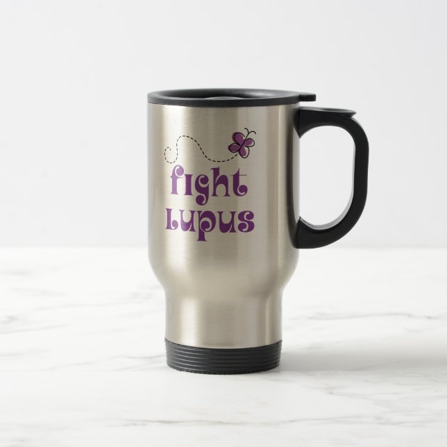 Taza De Viaje Enfermedad del lupus de la lucha (Derecha)