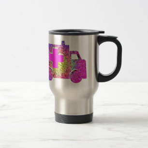 Taza De Viaje enfermera de ambulancia acentuada médico técnico m