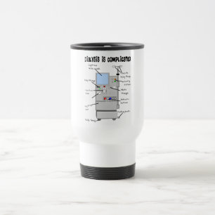 Taza De Viaje Enfermera de la diálisis/regalos divertidos de la