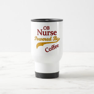 Taza De Viaje Enfermera de OB accionada por el café