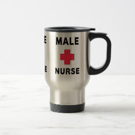 Taza De Viaje Enfermera de sexo masculino