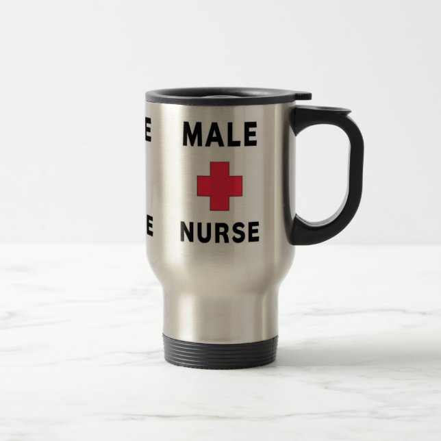 Taza De Viaje Enfermera de sexo masculino (Derecha)