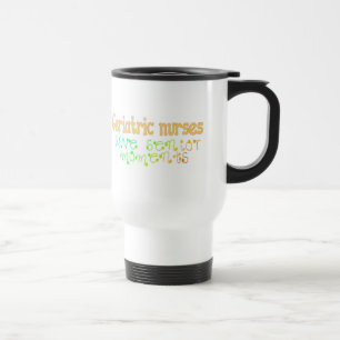Taza De Viaje Enfermera geriátrica