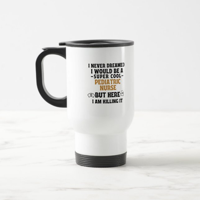 TAZA DE VIAJE ENFERMERA PEDIÁTRICA (Izquierda)