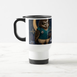 Taza De Viaje Enfermera Personalizada y Tripulación Hospitalaria