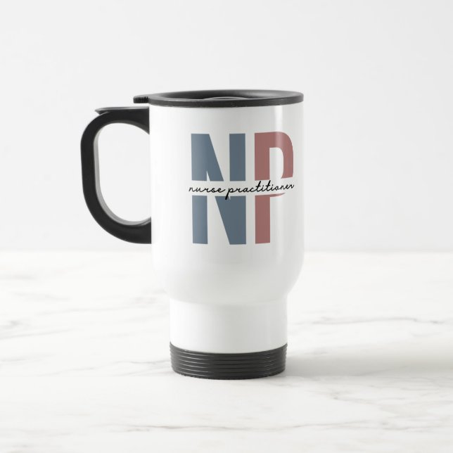 Taza De Viaje Enfermera Profesional Enfermero de enfermería NP r (Izquierda)