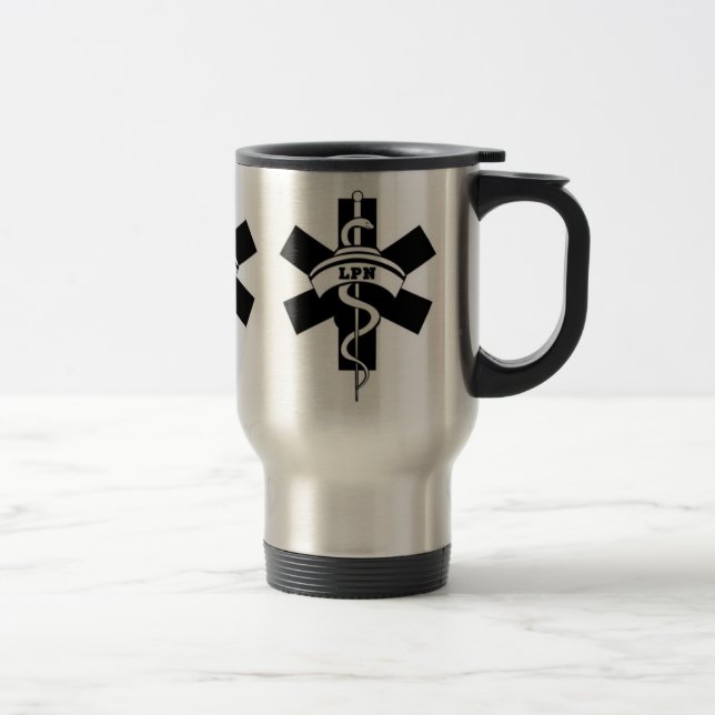Taza De Viaje Enfermeras de LPN (Derecha)