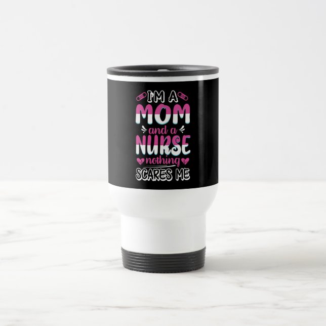 Taza De Viaje Enfermería Mamá Viaje Mug (Centro)