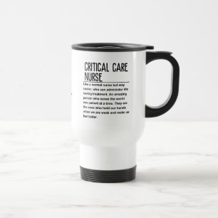 Taza De Viaje Enfermero de cuidados críticos