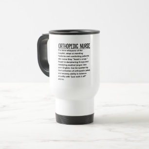 Taza De Viaje Enfermero ortopédico