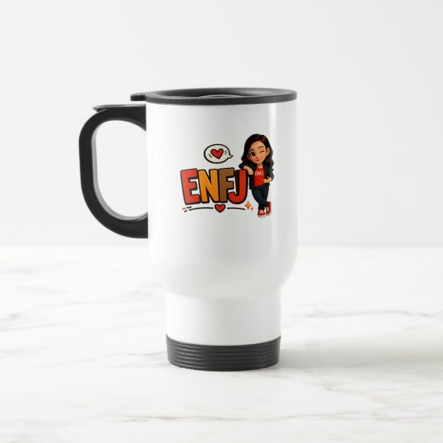 TAZA DE VIAJE ENFJ (Izquierda)