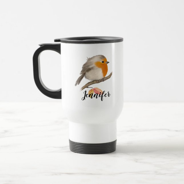 Taza De Viaje English Robin Bird (Izquierda)