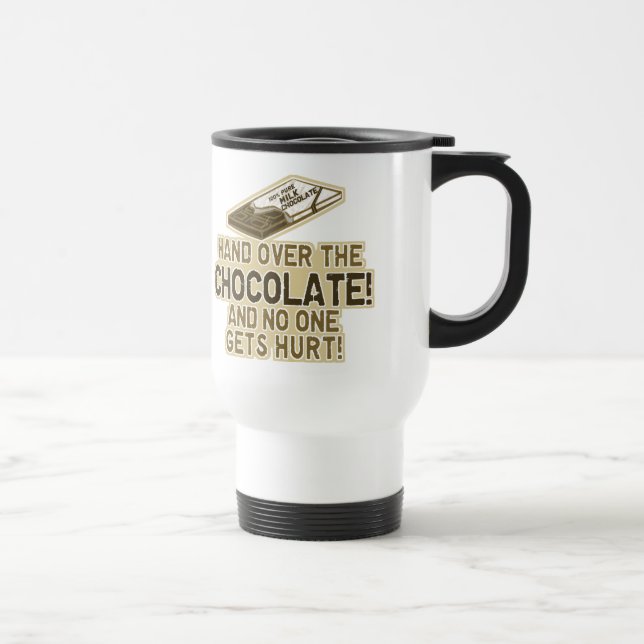 Taza De Viaje Entregue el chocolate (Derecha)