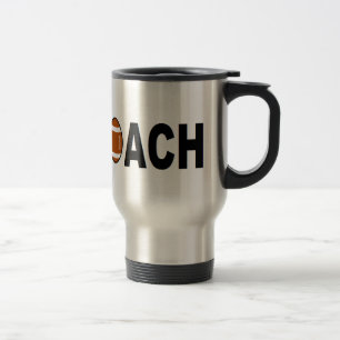 Taza De Viaje Entrenador de fútbol personalizado