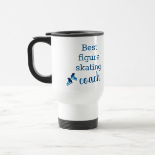 Taza De Viaje Entrenador de patinaje artístico Mug - Estrella a