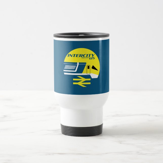 Taza De Viaje Entusiasta de tren clásico de la interciudad ferro (Centro)