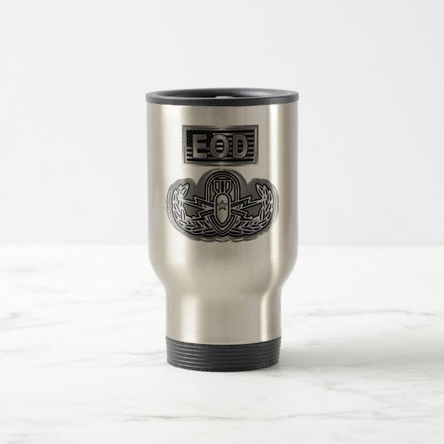 Taza De Viaje EOD conmemorativa de diseño único (Centro)