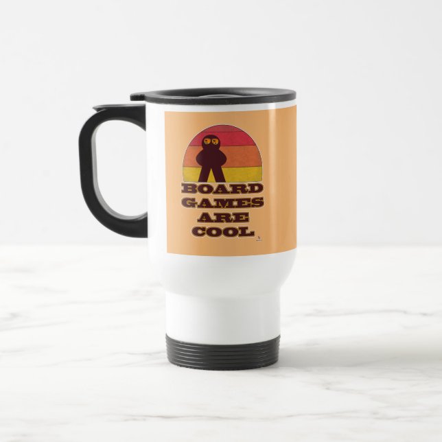 Taza De Viaje Epic Sweet Board Games Meeple Personalizado Art (Izquierda)