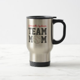 Taza De Viaje Equipo de béisbol Mom Gift Mug