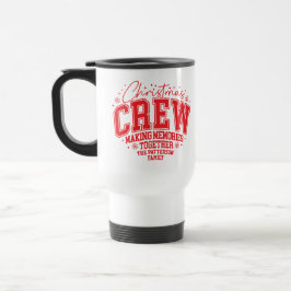 Taza De Viaje Equipo de Navidad Nombre de Familia Personalizado