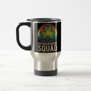 Taza De Viaje Equipo de Travesuras Partido Día de San Patricio G