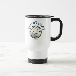 Taza De Viaje Equipo de voleibol blanco