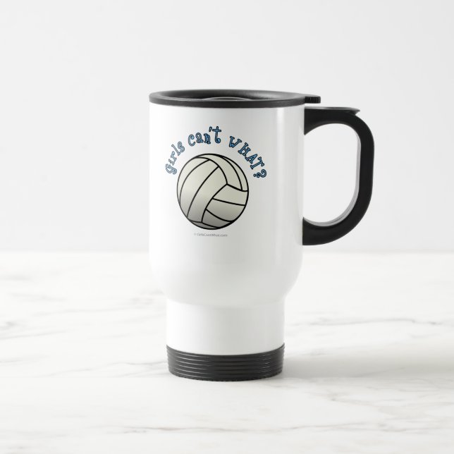 Taza De Viaje Equipo de voleibol blanco (Derecha)
