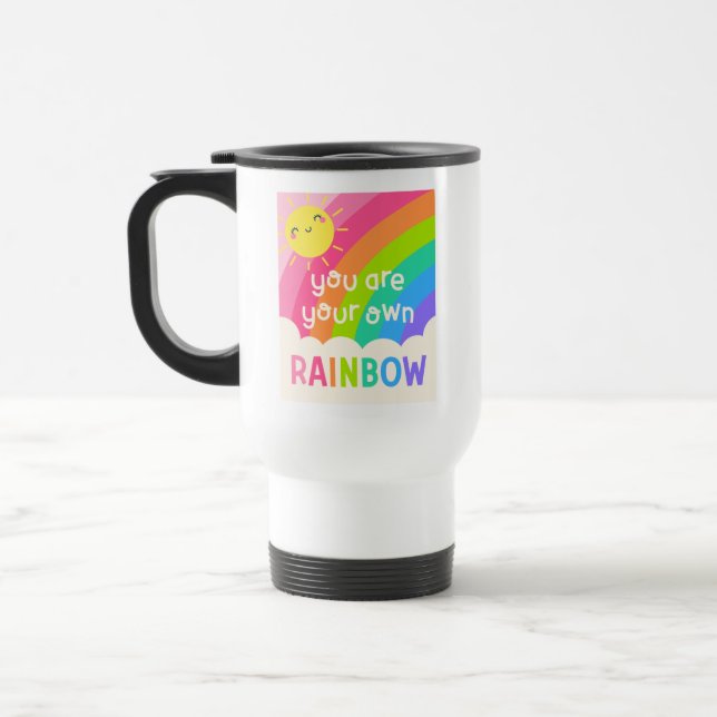 Taza De Viaje Eres Tu Propio Arcoiris (Izquierda)