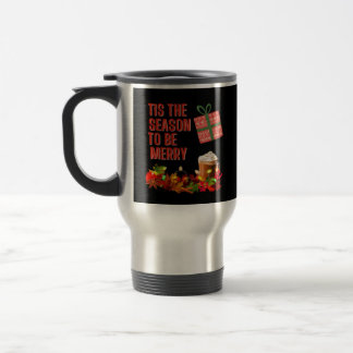 Taza De Viaje Es La Temporada Para Una Estética Navideña Única