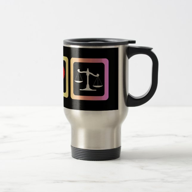 Taza De Viaje Escalas de la justicia (Derecha)