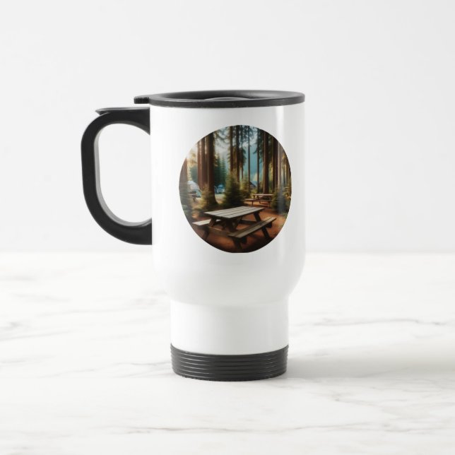 Taza De Viaje Escena de campamento  (Izquierda)